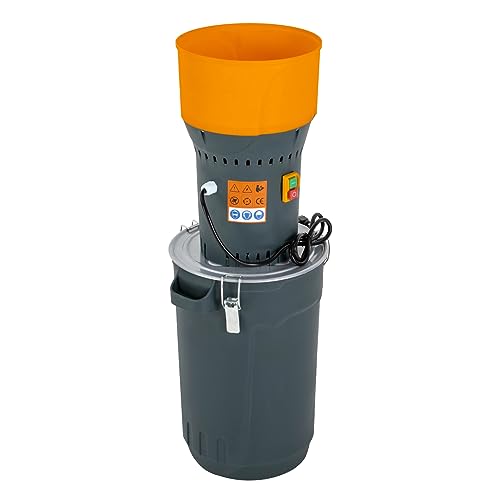 Electric Corn Grinder Mill 110V 1000W 19000RPM Automatic Agricultural Feed Grain Mill, Dust-free Dry Cereals Wheat Grinder Flour Mill with 5 Sieves, 6.6Gal Detachable Bucket for Home Farm - size: 1000W, 5 Sieves, w/ 25L(6.6Gal)Bucket