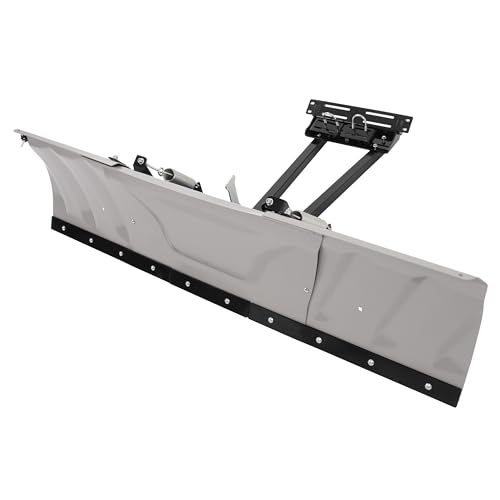 ALMULOO Steel Snow Plow Blade for ATV with Adjustable 48"–60" Width