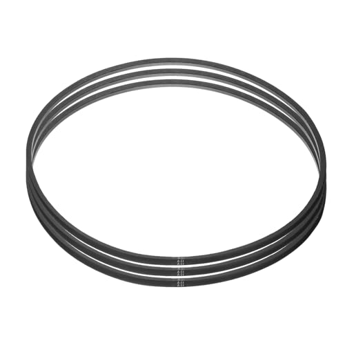 uxcell 3pcs A51 or 4L530 Classic Wrapped Rubber V-Belt, 51"(1300mm) Inside Circumference, A Profile V Belt - size: A51