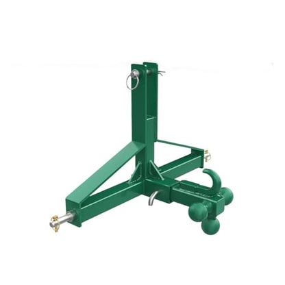 3 Point Hitch Receiver 2" Receiver Tractor Quick Hitch Attachment - color: Green, size: 35.4"x17.5"