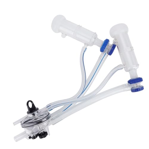 Dioche Goat & Sheep Milking Cluster – Premium Teat Cup Set, Silicone & Plastic, Leakproof Design, Essential Milker Machine Accessory for Efficient Milking