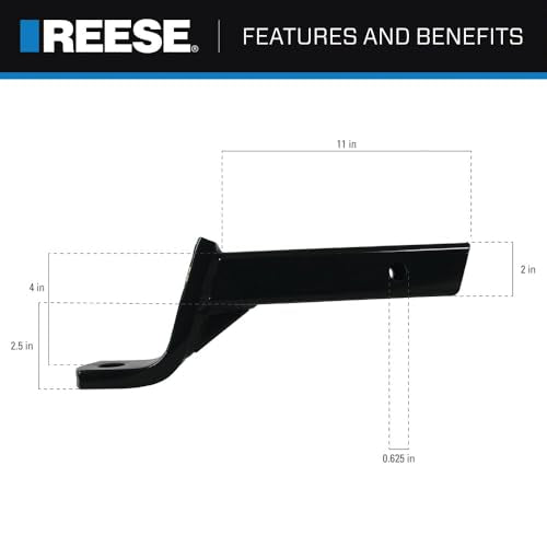 Reese Towpower 21345 4" Draw Bar - 0226.8236 - style: 4 in Drop / 11 in Length