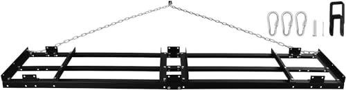 Drag Harrow Driveway, 8FT Lawn Leveling Rake with Heavy Duty Chain, Grader Landscape Power Rake for ATV, UTV, Tractor, Mower - size: 8FT