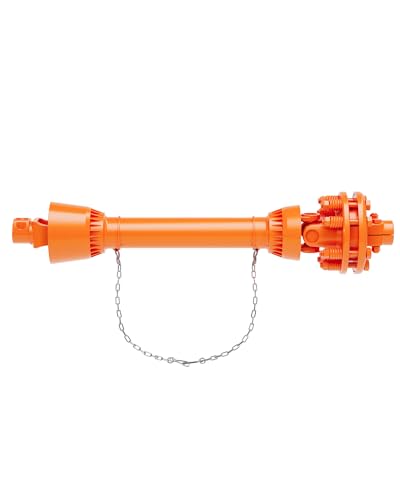 1-3/8" PTO Drive Shaft, 6 Spline End Pto Driveline Shaft, PTO Shaft with Slip Clutch, PTO Shaft for Bush Hog, Finish Mower, Tractor Rotary Cutter, 31.5-41 Inch