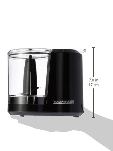 BLACK+DECKER 3-Cup One-Touch Food Chopper - size: 3 cup capacity