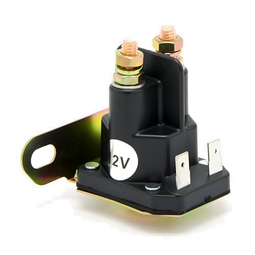 Starter Relay Solenoid Compatible with John Deere Tractor D100 D105 D110 D120 D125 D130 D140 D150 D155 D160 D170 LA100 LA105 L105 L108 EZTrak Z225 Z345 Z445 Z525 Z625 Z665 Replaces # GY22476