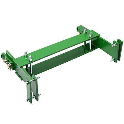 ALMULOO 3 Point Hitch Conversion Compatible with John Deere M and MT, Green, Steel, Powder Coated
