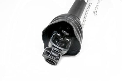 PTO Drive Line, Post Hole Digger, 1-3/8x6 Spline to 1-3/8 Round 42" - 58", Series 4