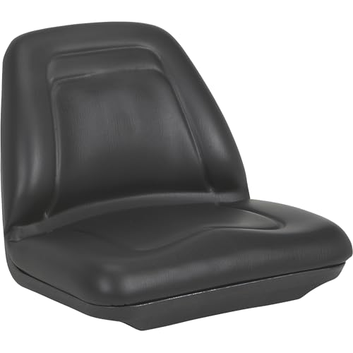 A & I Deluxe Midback Utility Lawn Mower Seat - Black, Model Number TM555BL
