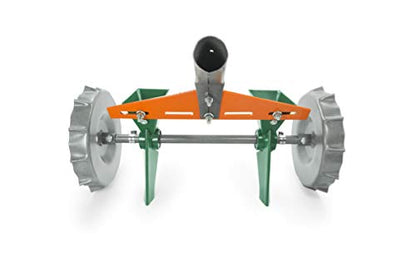 VAROMORUS Metal Precision Manual Seeder for Vegetables Greens Onion Radish Beets (2-Row) - size: 2-Row