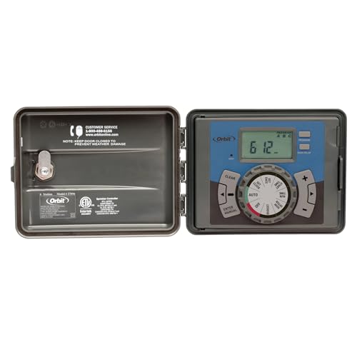 Orbit 27896 - Easy-Set Logic 6-Station Indoor/Outdoor Sprinkler Timer/Controller - color: Gray, size: 6-Station