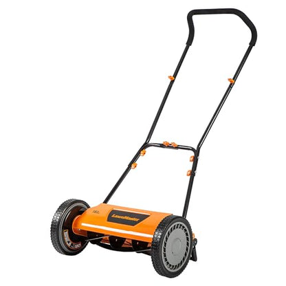 LawnMaster LMRM1602 Push Reel Lawn Mower 16-Inch 5-Blade - size: 16-Inch