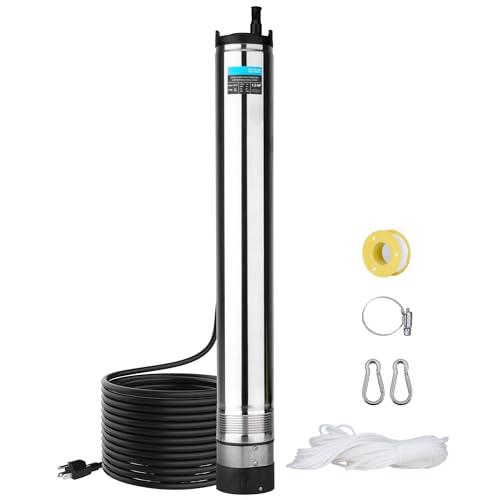 LEO 1.5HP Auto ON/OFF Deep Well Pump 170FT Head Deep Well Submersible Pump - size: 2200GPH