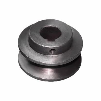tooloflife Cast Iron V Belt Pulley, Heavy-Duty V-Groove Pulley for Industrial/DIY Power Transmission (22mm/0.87in) - size: 22mm/0.87in