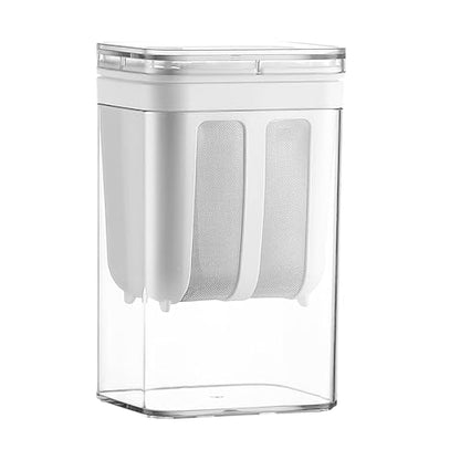Yogurt Strainer, Stainless Steel 80 Mesh Fine Hole Whey Separator with Lid, 1100ml Capacity for Home Kitchen Use