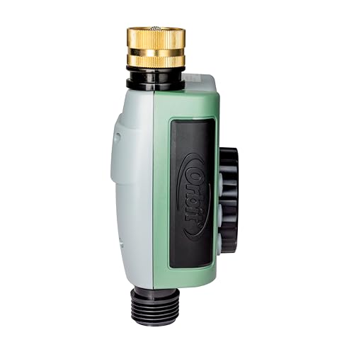 Orbit One Outlet Single-Dial Hose Faucet Timer - Easy Programmable - For Garden Watering System - LCD Hose Timer with Adjustable Watering Schedule - 62056 - size: Single