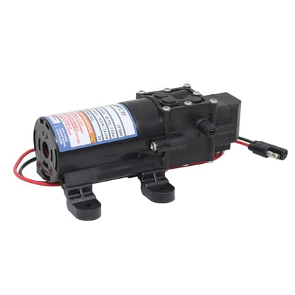 Everflo 12V On-Demand Diaphragm Sprayer Pump - 1.0GPM, 40 PSI Max, 3/8" Hose Barb