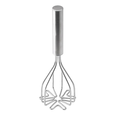 HIC Kitchen 2-In-1 Mix N’Masher Potato Masher, 18/8 Stainless Steel, For Potatoes, Vegetables, Fruits, Guacamole, Baby Food, And Eggs