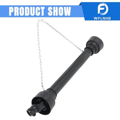 39"-55" PTO Drive Shaft, 6 Spline Round End T4 Cross Shaft Driveline