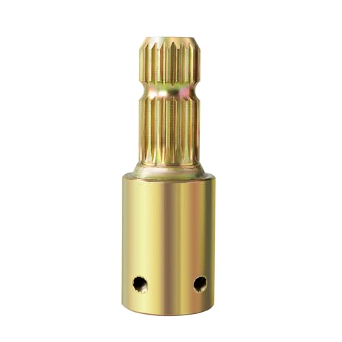New Heavy Duty PTO Extender Adapter for Tractor PTO Shaft Extension, Universal Female 1 3/8" & 21 Spline, Male 1 3/4" & 20 Spline, PTO Adaptor with Clamp Bolt 125 HP