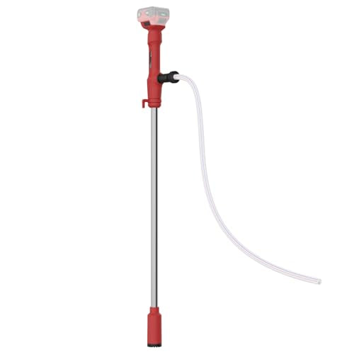 Cordless Stick Water Transfer Pump Compatible with Mil-waukee 18V Battery - color: Red
