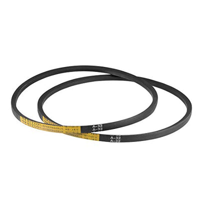 uxcell A32 Drive V-Belts 32" Lp, 13mm W, 8mm THK, JIS Standard 2pcs - size: 32"