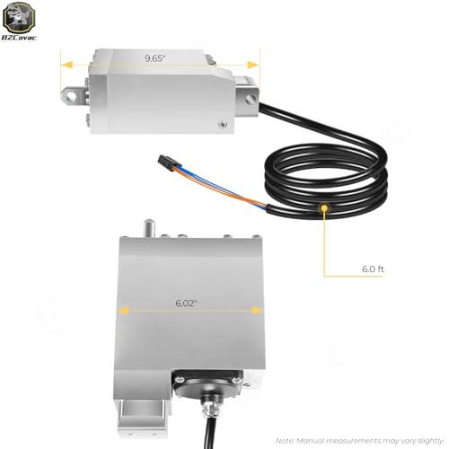 ELCT0078 7050 Hydraulic Actuator for CMC Tilt and Trim - Standard Hydraulic Jack Plate Actuator for PT-130 PT-35 T-H Marine Power Systems, 12V Self-Contained Marine Electric Hydraulic Unit, 5" Stroke