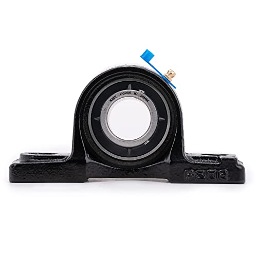 XIKE 2 Pcs UCP206 Bore 30mm Pillow Block Mounted Ball Bearings - size: UCP206 Bore 1-3/16"