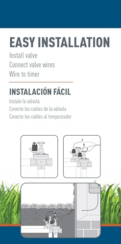 Orbit 57020P 1" FPT 100 Series Automatic Inline/Angle Sprinkler Valve with Flow Control - size: 1 Inch, style: Angle