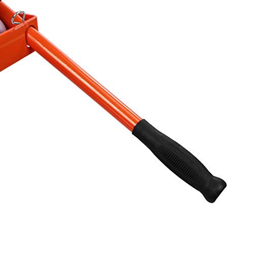 Stark USA 1/2hp 5.0 CU FT Portable Electric Concrete Cement Mixer Barrow Machine Mixing Mortar for Stucco Mortar Seeds Fodder with Handle Stand and Wheel, Orange