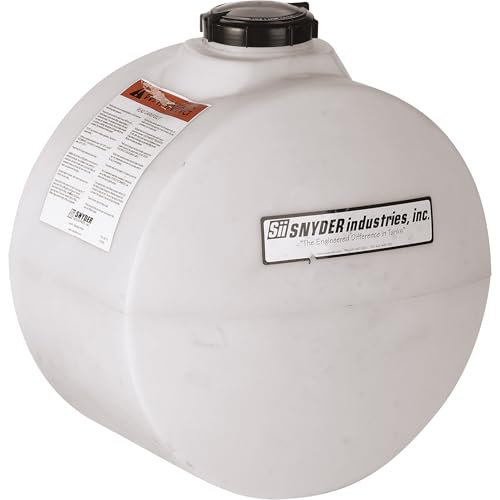 25 Gallon Heavy Duty Plastic Horizontal Sprayer Tank