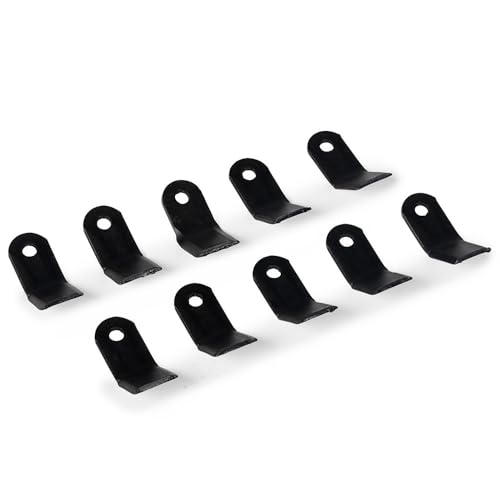 Titan Attachments 5 Pack Set Replacement Y Blades, Direct Replacement 48in ATV Tow-Behind Flail Mower, 8mm Steel