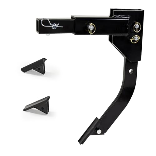 Hitch Mounted Ripper, 16'' Scarifier Shank, Updated Heavy Duty Hitch Lawn Trencher, Middle Buster Plow for CAT 0&1,3-Point Quick Hitch Tractors, 20mm Thicken Sub Soil Shank with 2 Ripper Teeth