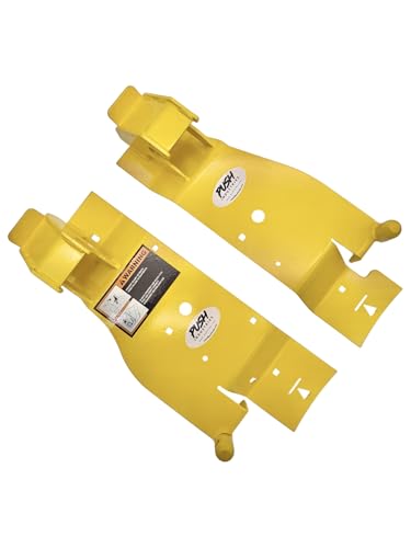Push Industries 118.564 Mower Deck Loader Plates for John Deere 54D AutoConnect Mower Decks (Replaces OEM BXX10321) (54D Deck) - style: 54D Deck