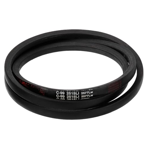 uxcell C99 Drive V-Belt 2515mm Inner Girth 22mm Width 14mm Height Rubber for Power Transmission - size: C99