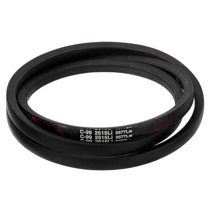 uxcell C99 Drive V-Belt 2515mm Inner Girth 22mm Width 14mm Height Rubber for Power Transmission - size: C99
