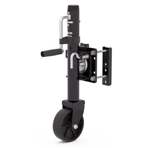 1200lbs Boat Trailer Jack with Wheel,10" Lift, Utility Trailer Jack