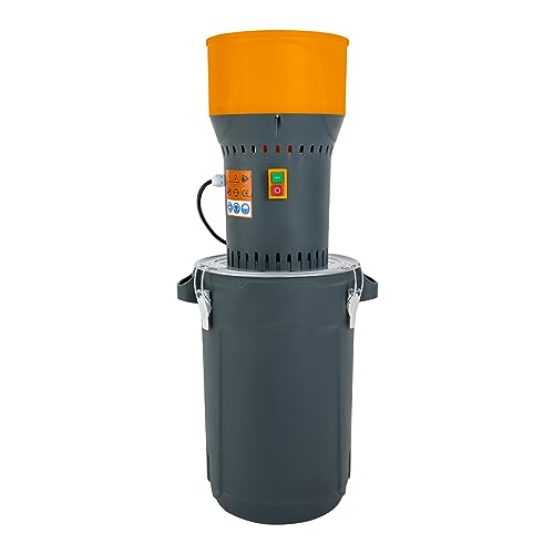 Electric Grain Mill Grinder，Versatile Grain Grinder Mill， Feed Grinder，Electric Corn Grinder，Wheat Grinder，Flour Mill Grinder for Home and Farm Use-6.6 Gallons (25L)/13.2 Gallons (50L) (6.6Gal) - size: 6.6Gal