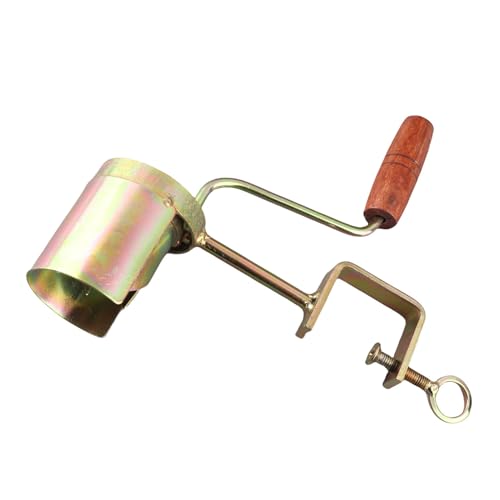Corn Threshing Machine with Crank, Corn Threshing Machine Effective Peeling Firm Firm Wooden Handle Manual Sheller