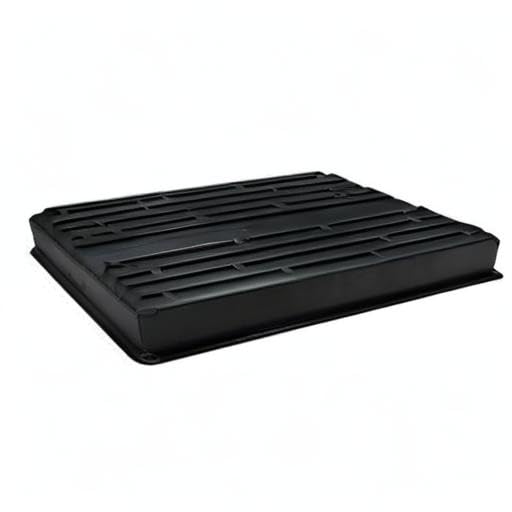 10x20 Inch Black Plastic 10 Pack Plant Propagation Tray No Holes - color: Black, size: 10-Pack