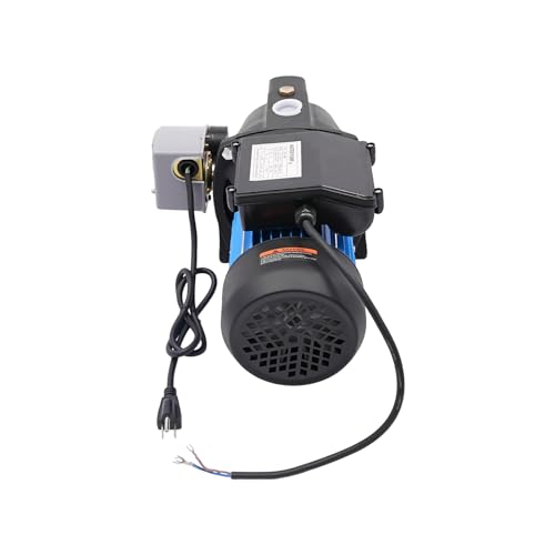 Deep Well Jet Pump, Cast Iron Convertible Pump with Ejector Kit, Well Depth Up 0-25ft, Automatic Pressure Switch (0.75HP) - size: 1HP