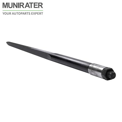 munirater 1PCS 49In Black Hay Bale Piercing Fork 4500lbs