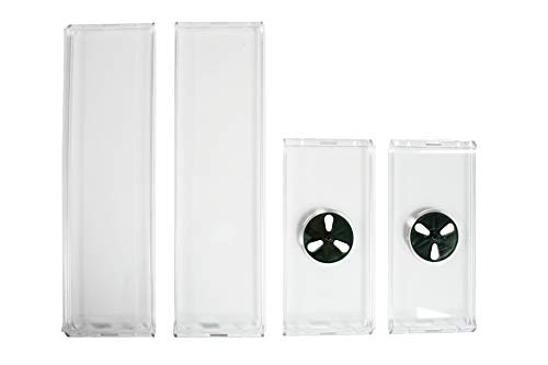 EarlyGrow 93763 Medium Seed and Herb Domed Propagator with Vented Side Height Extension, Green - size: Medium with 1 Height Extender