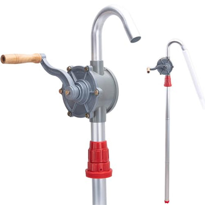 GDDGHS 55 Gallon Drum Pump Rotary Barrel Pump Aluminum - style: Modern