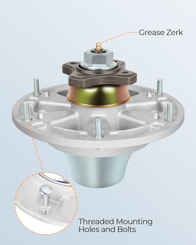 Lawn Mower Spindle for John Deere 48 54 60 72 inch ZTrak Z520A Z710A Z850A Z925A Mandrel Assembly Replacement Part Number TCA20639 TCA17517 TCA24880
