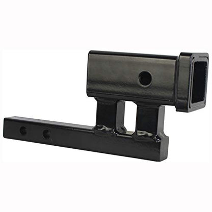 MaxxHaul Hitch Receiver Adapter and Extender Converts 1-1/4" to 2" 4" Rise or 3-3/8" Drop 9" Extension Class I and II For Bike Racks and Cargo Carriers 350 lb Tongue Weight (80875) - size: Class I and II (Shank Length 5-7/8")