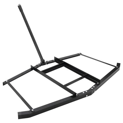 66”Wide Drag Harrow, Steel Driveway Drag with Pin Hitch, Tow Behind Landscape Leveling Rake 50lbs Max Heavy-Duty Lawn Leveling Tools for Tractor, Truck, Mower, ATV, Utv - size: 66"
