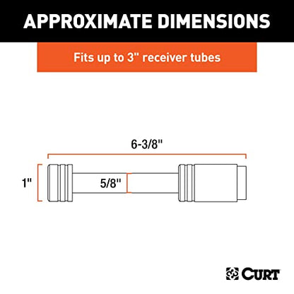 CURT 23025 Trailer Hitch Lock, 5/8-Inch Pin Diameter, Fits 3-Inch Receiver