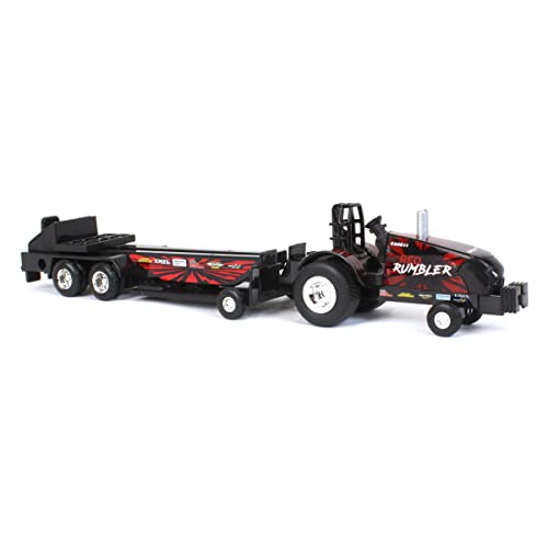 Case IH 1/64 Magnum Red Rumbler Pulling Tractor with Pulling Sled