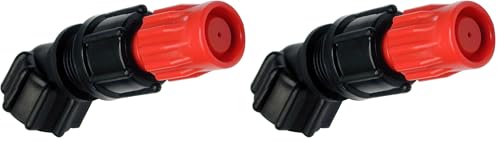 Solo 4900258N-P Sprayer Elbow Nozzle Assembly, Black (Pack of 2) - size: Pack of 2